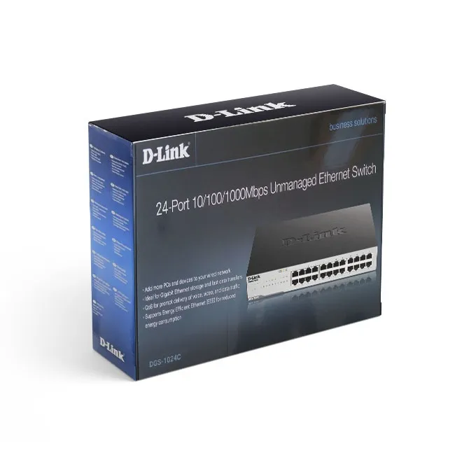 D-LINK DGS-1024C 24-Port Gigabit Unmanaged Switch-1