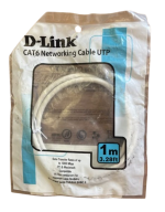 کابل پچ کورد CAT6 دی لینک 1متری مدل NCB-C6UGRYR1-1