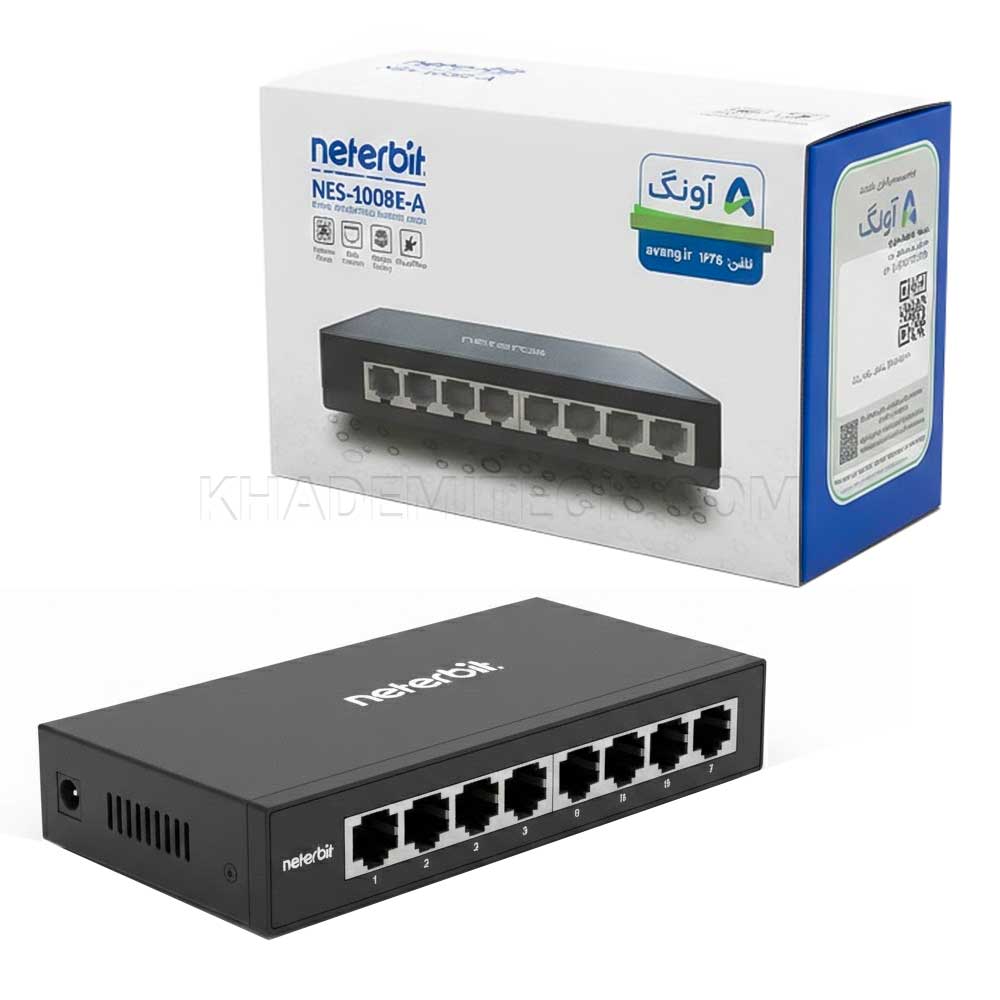 سوییچ 8 پورت نتربیت مدل NES-1008E-C