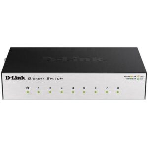 سوییچ 8 پورت گیگابیتی دی لینک مدل DGS-F108